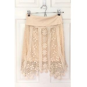 Solitaire Cotton Crochet Skirt